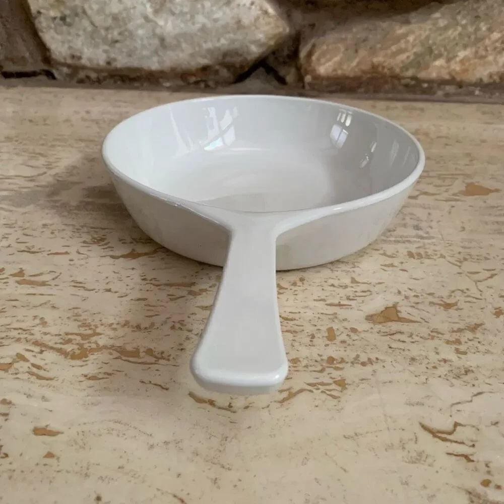 Vintage 70s Corningware Country festival  sauce skillet * small chipu*